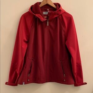 Red Hooded Jacket